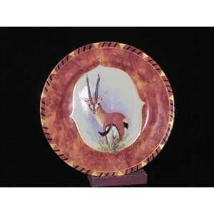 Lynn Chase‎ African Portraits Gazelle 9.25" Luncheon Salad Dessert Plate (s)